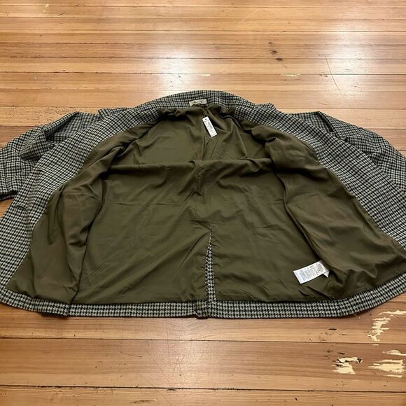 Madewell Oversized Knit Blazer Houndstooth. NWT. Size L. - Picture 11 of 13